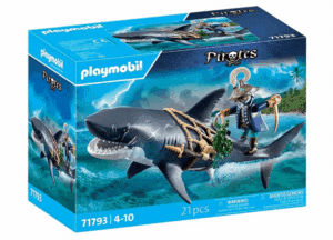 Tiburón gigante con Pirata - Playmobil 71793 - Pirates