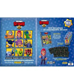 Panini  (Archivador + 4 Sobres + 9 Cartas Exclusivas) Brawl Stars