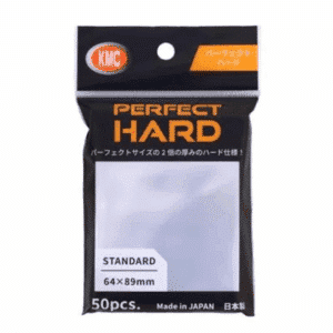KMC Standard Sleeves - Perfect Hard (50 Sleeves)