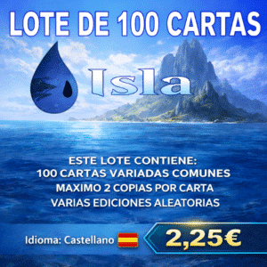 100 CARTAS COMUNES DE MAGIC - AZUL en CASTELLANO