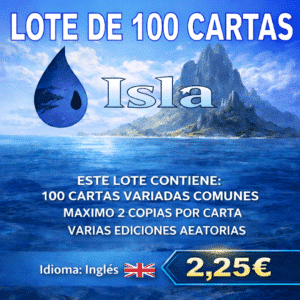 100 CARTAS COMUNES DE MAGIC - AZUL en INGLÉS
