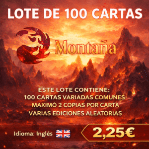 100 CARTAS COMUNES DE MAGIC - ROJO en INGLÉS
