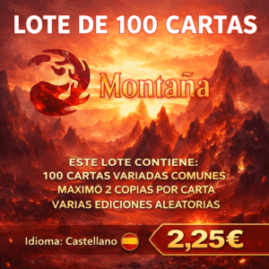 100 CARTAS COMUNES DE MAGIC - ROJO en CASTELLANO