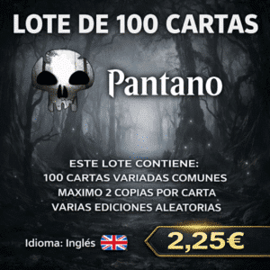 100 CARTAS COMUNES DE MAGIC - NEGRO en INGLÉS