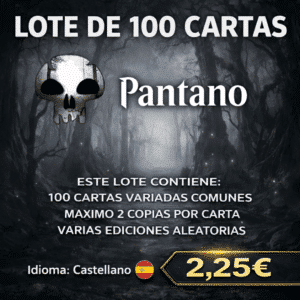 100 CARTAS COMUNES DE MAGIC - NEGRO en CASTELLANO