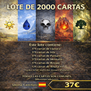 Lote de Cartas Magic: 2.000 Comunes - CASTELLANO