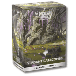 100 Fundas Dragon Shield - MTG - Landfall Series - Verdant Catacomb