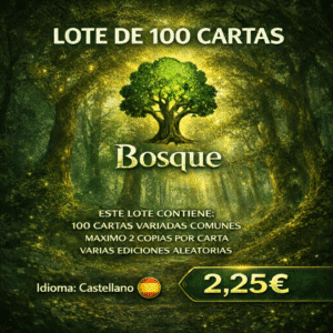 100 CARTAS COMUNES DE MAGIC - VERDE en CASTELLANO