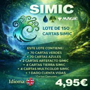 150 CARTAS COMUNES MTG - SIMIC en INGLES