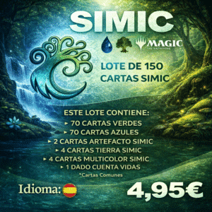 150 CARTAS COMUNES MTG - SIMIC en CASTELLANO
