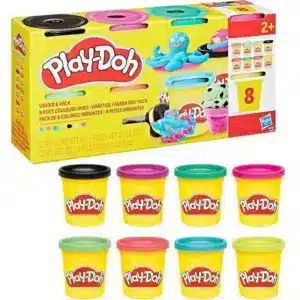 Play-Doh -  Pack de 8 Botes Colores Vibrantes