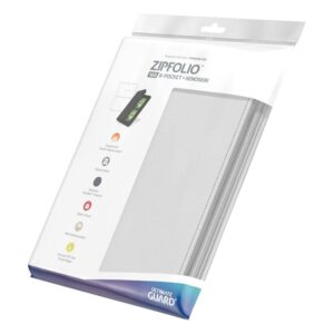 Ultimate Guard - Zipfolio 160 - 8-Pocket XenoSkin Blanco