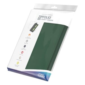 Ultimate Guard - Zipfolio 160 - 8-Pocket XenoSkin Verde