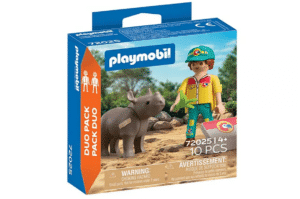 Playmobil 72025 - Duo Pack Cuidador con Rinoceronte