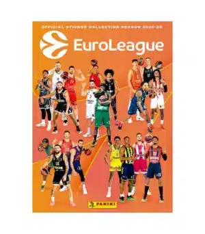 Panini  Álbum  Euroleague Basket 2025-26 (Álbum + 4 Sobres)