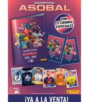Panini  Álbum Liga Asobal 25-26 (Álbum + 4 Sobres)