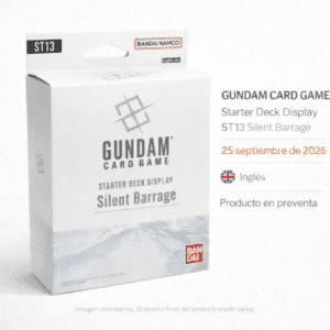 Gundam Card Game Starter Deck Display ST13 Silent Barrage - EN