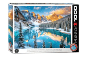 Puzzle Eurographics Lake Morraine in Winter 1000 piezas