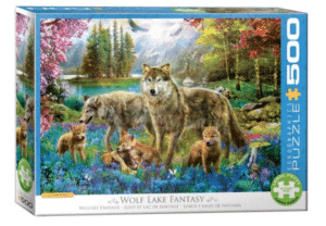 Puzzle Eurographics Wolf Lake Fantasy 500 piezas
