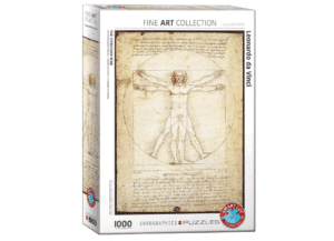 Puzzle Eurographics El hombre de Vitruvio de Leonardo Da Vinci 1000 piezas
